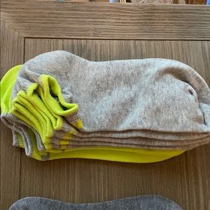 10 New Pairs assorted socks. Under Armour & Fila